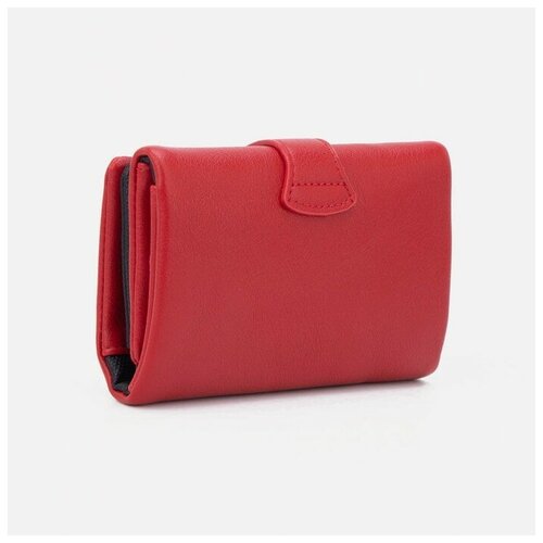 фото Кошелёк, отдел на кнопке, цвет красный нет бренда