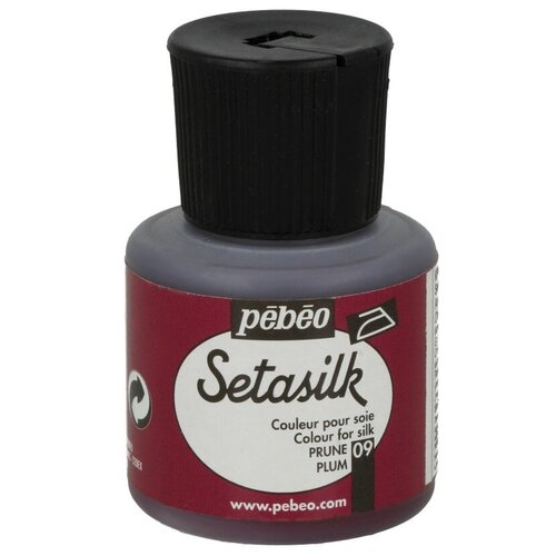 Краска по шелку Pebeo Setasilk, 45 мл, слива