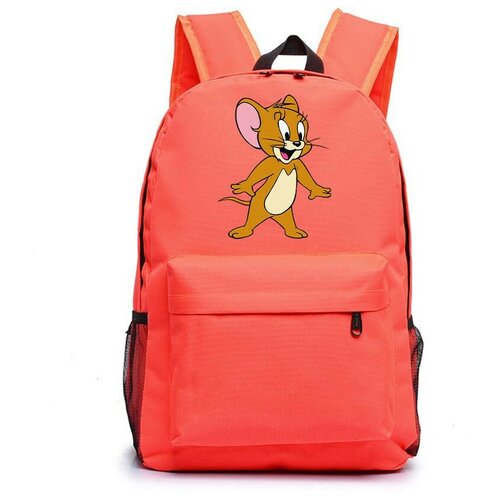 Рюкзак Мышонок Джерри (Tom and Jerry) оранжевый №1 рюкзак мышонок джерри tom and jerry белый 1