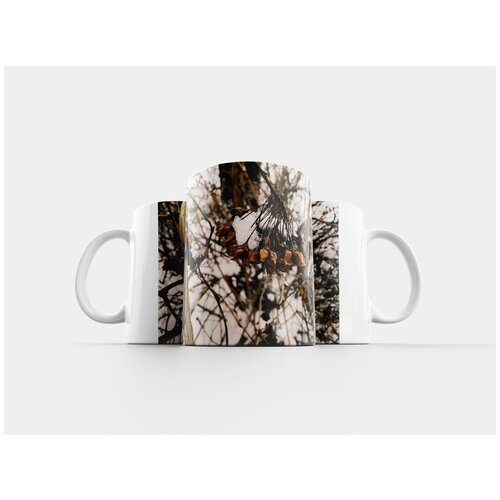 фото Кружка "зима, куст, снег" 320 мл lotsprints