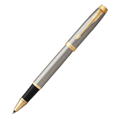 Parker im core - brushed metal gt, ручка-роллер, f, bl