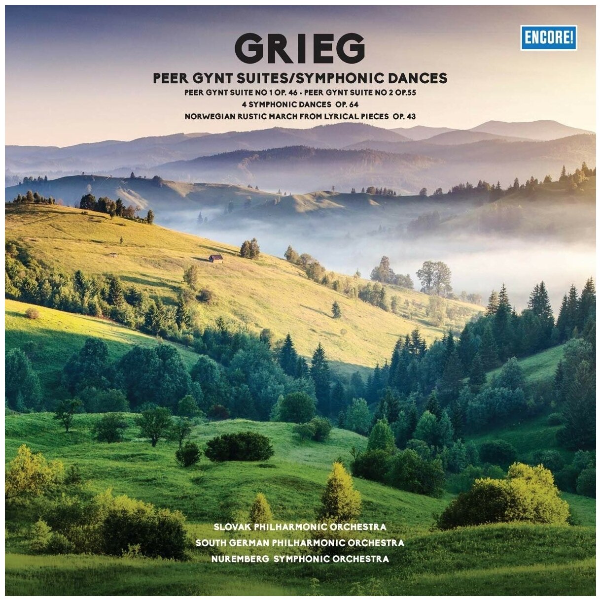 Виниловая пластинка Symphony Orchestra. Grieg. Peer Gynt Suites, Symphonic Dances (LP)