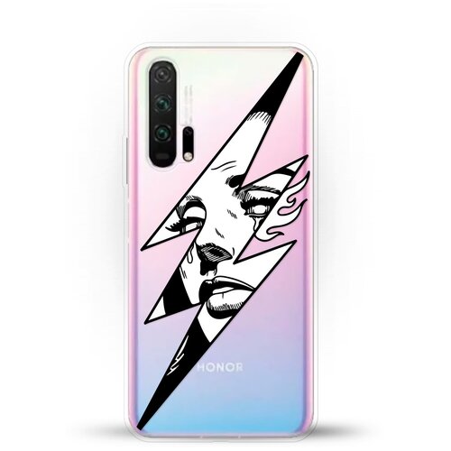 фото Силиконовый чехол молния на honor 20 pro andy & paul