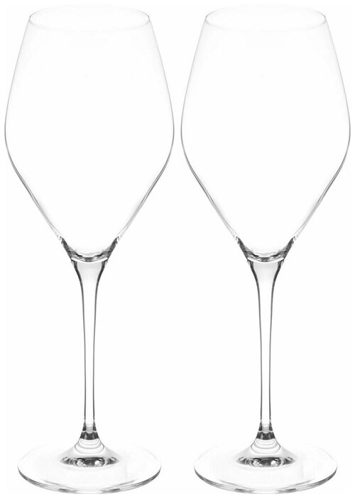 Набор бокалов Wilmax Crystalline для вина WL-888046/2C, 560 мл, 2 шт., бесцветный