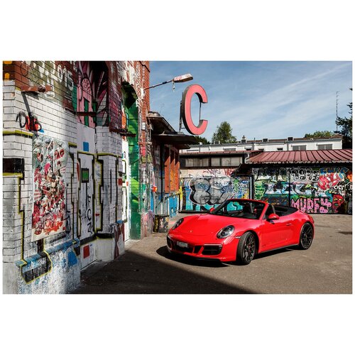 Фотообои Уютная стена Ferrari 599 GTB Fiorano 410х270 см Бесшовные Премиум (единым полотном) ferrari 599 gtb fiorano 2006 red