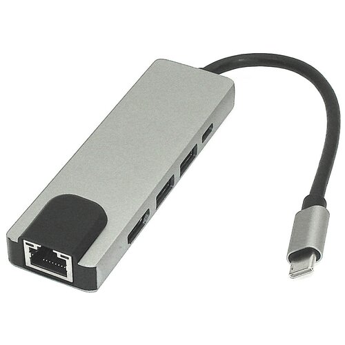 Адаптер Type C на HDMI USB 302 RJ45 Type C серебро 482400₽