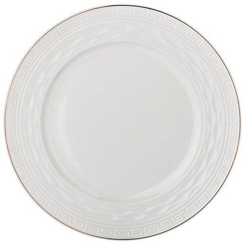 фото Lefard тарелка с золотой отводкой 27 см белый