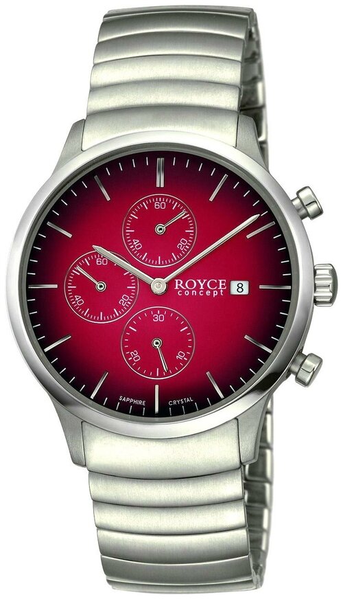 Наручные часы BOCCIA Наручные часы Boccia Titanium 3743-02, серебряный, красный