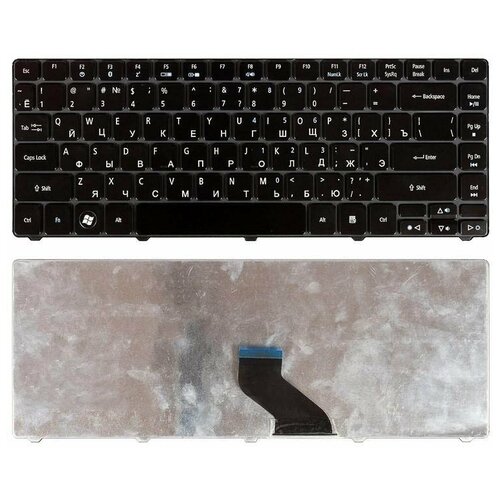 Клавиатура для ноутбука Acer Aspire Timeline 3410 3410T 4741 3810 3810T черная глянцевая 1010₽