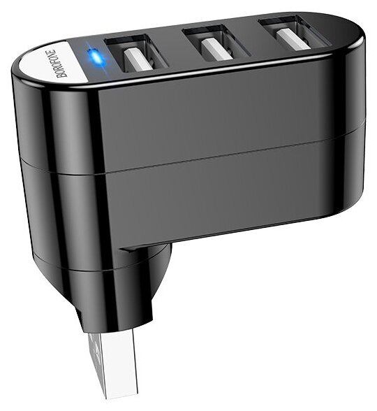 Хаб USB-концентратор Borofone DH3 3xUSB 20 480Mbps