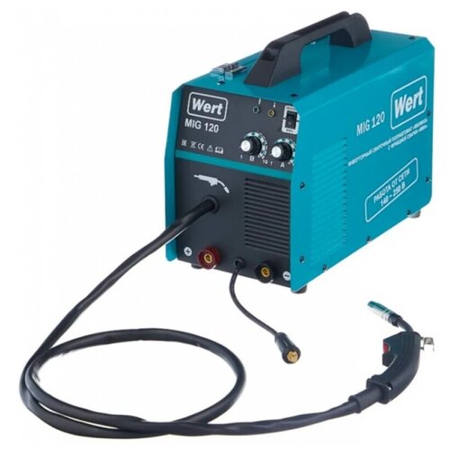 Сварочный инверторный полуавтомат WERT MIGMAG MIG 120 195060 1573200₽