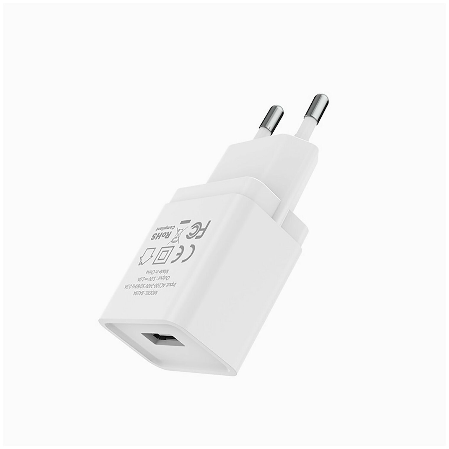 Зарядное устройство Borofone BA19A Nimble 1xUSB White 6931474700667