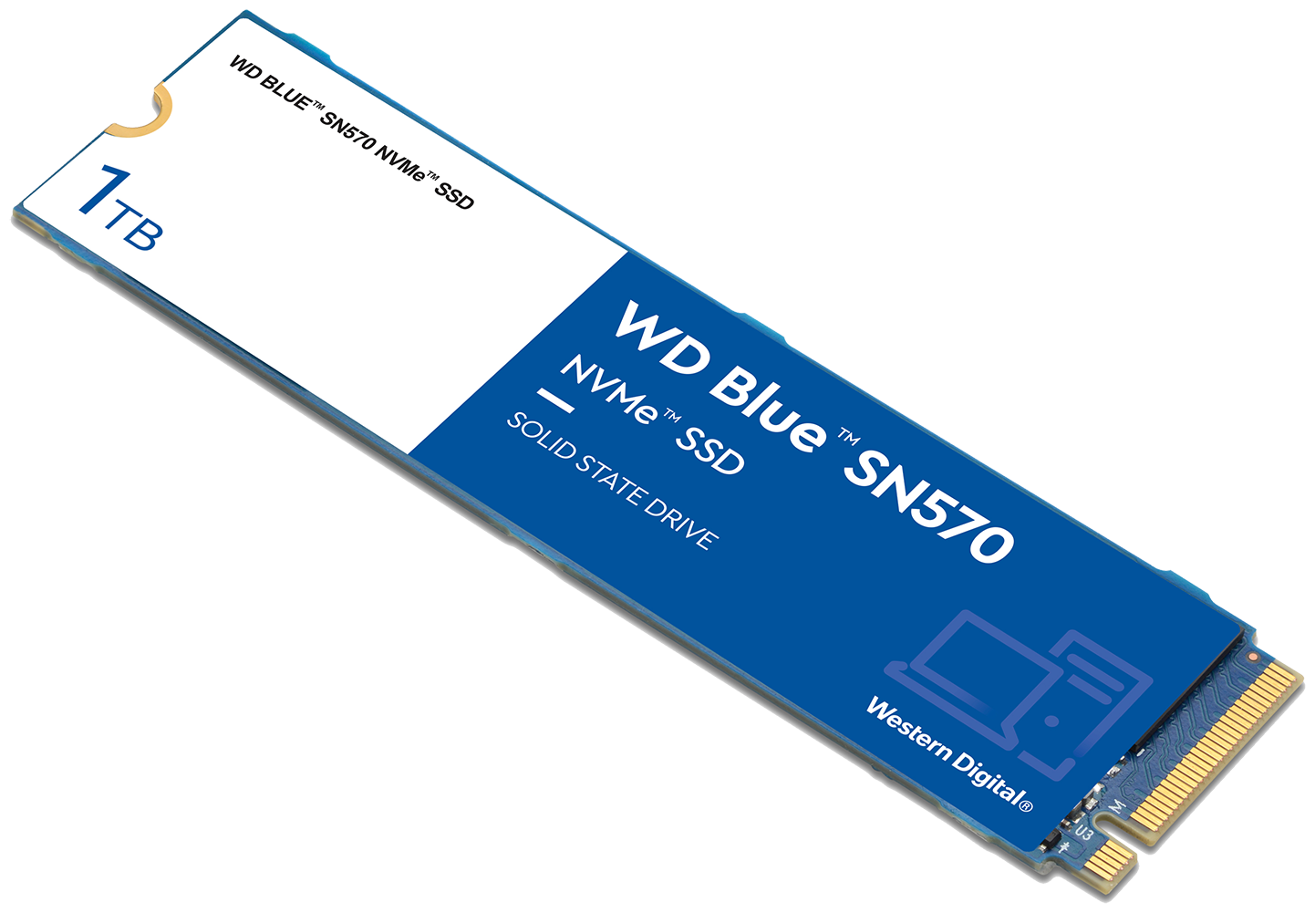 SSD накопитель WD Blue SN570 1ТБ, M.2 2280, PCI-E x4, NVMe - фото №2