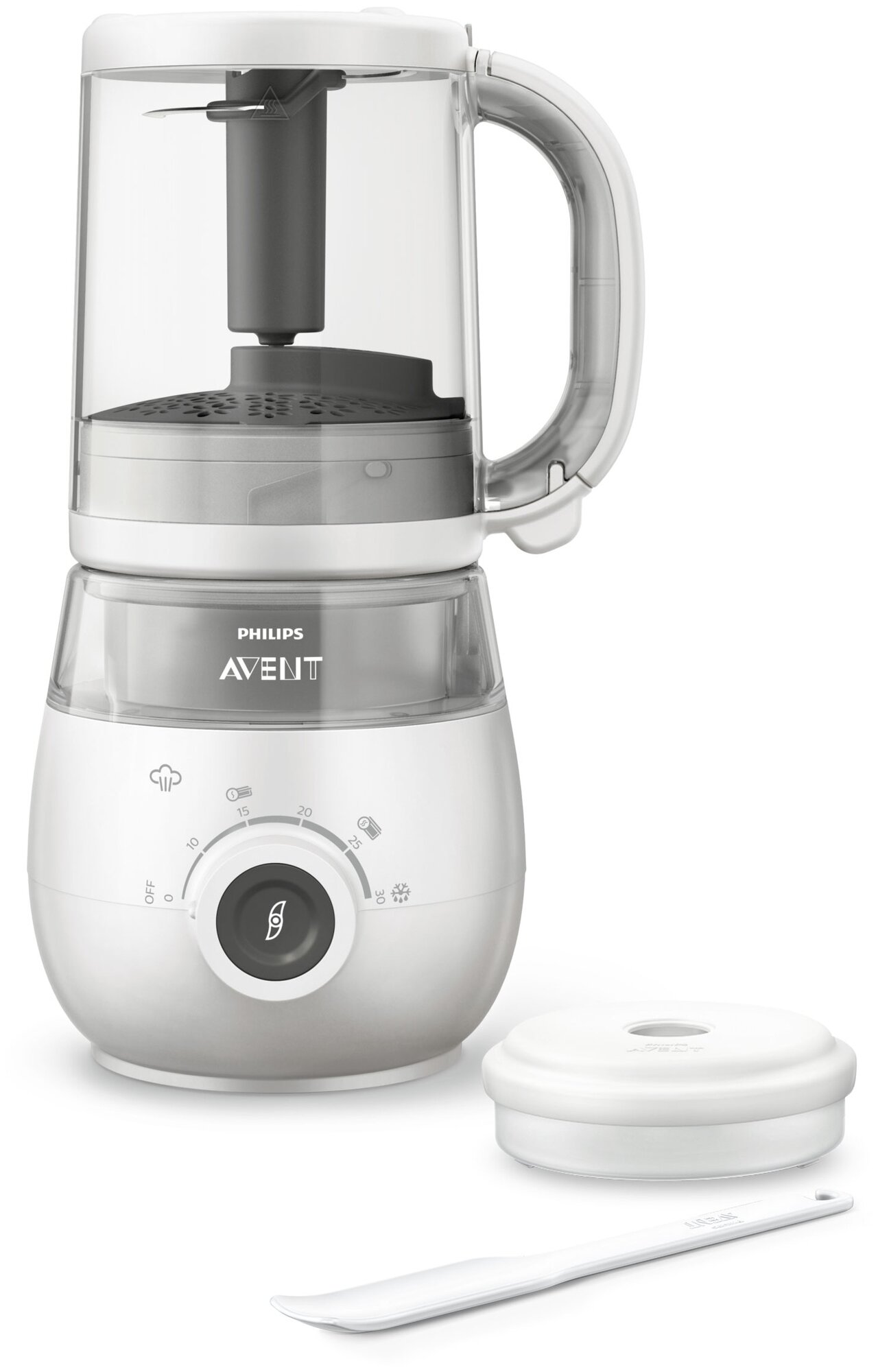 Блендер-пароварка Philips AVENT SCF883 белый/серый