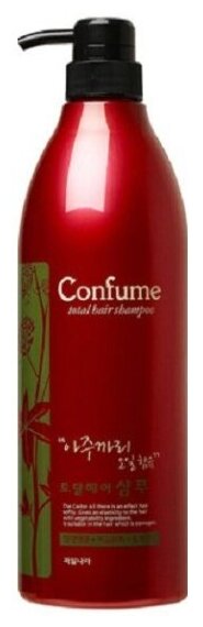 Шампунь для волос Welcos Confume Total c касторовым маслом, 950 мл