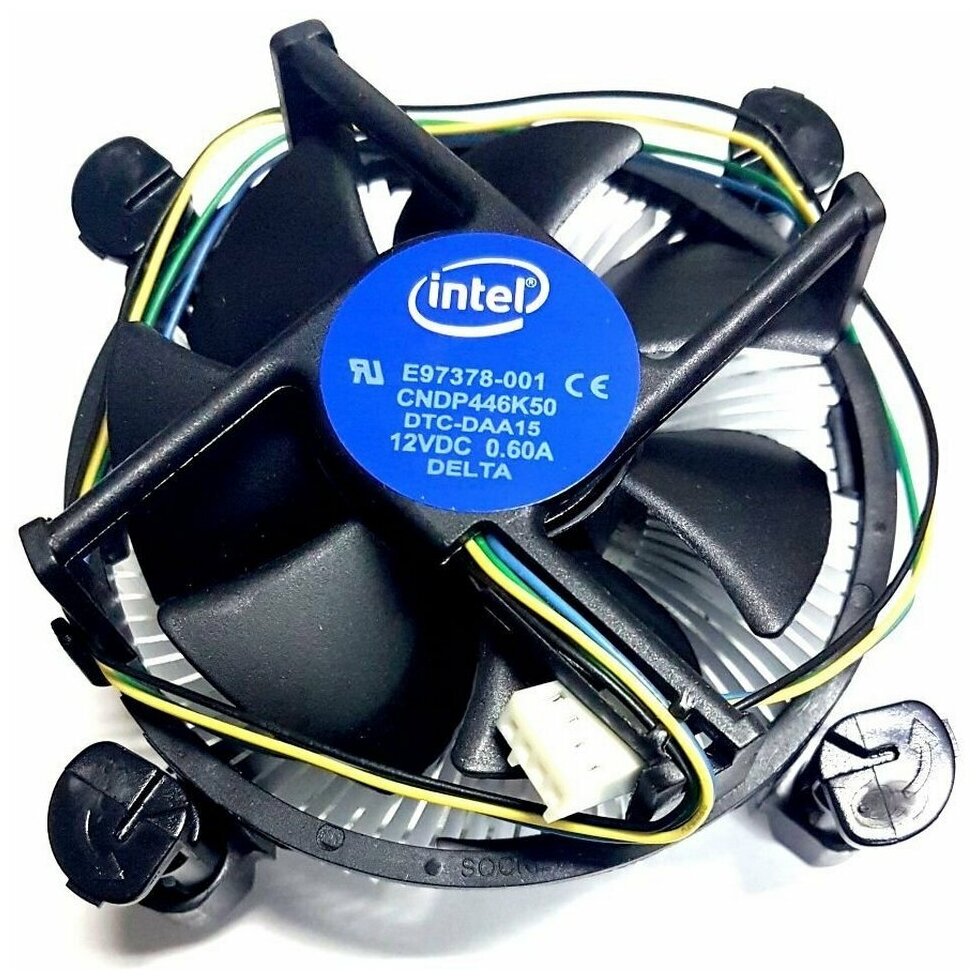 Cooler Intel Original S1200/1156/1155/1150 97378 (Al+Cu)(BLACK) {ITEM NAME Е97378/E41759}