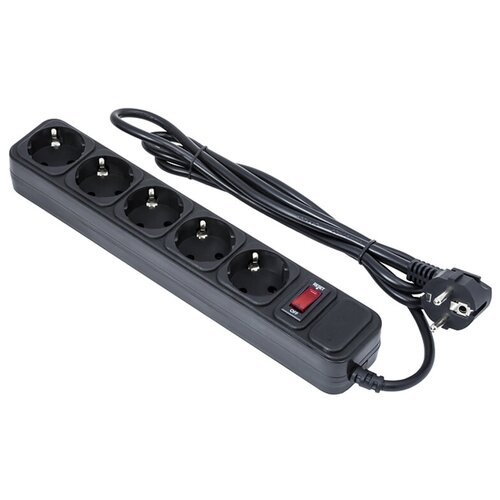 Сетевой фильтр ExeGate 5 Sockets 5m SP-5-5B Black 221188