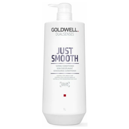 Goldwell Dualsenses кондиционер Just smooth taming conditioner усмиряющий для непослушных волос, 1000 мл goldwell dualsenses just smooth taming shampoo усмиряющий шампунь для непослушных волос 250 мл
