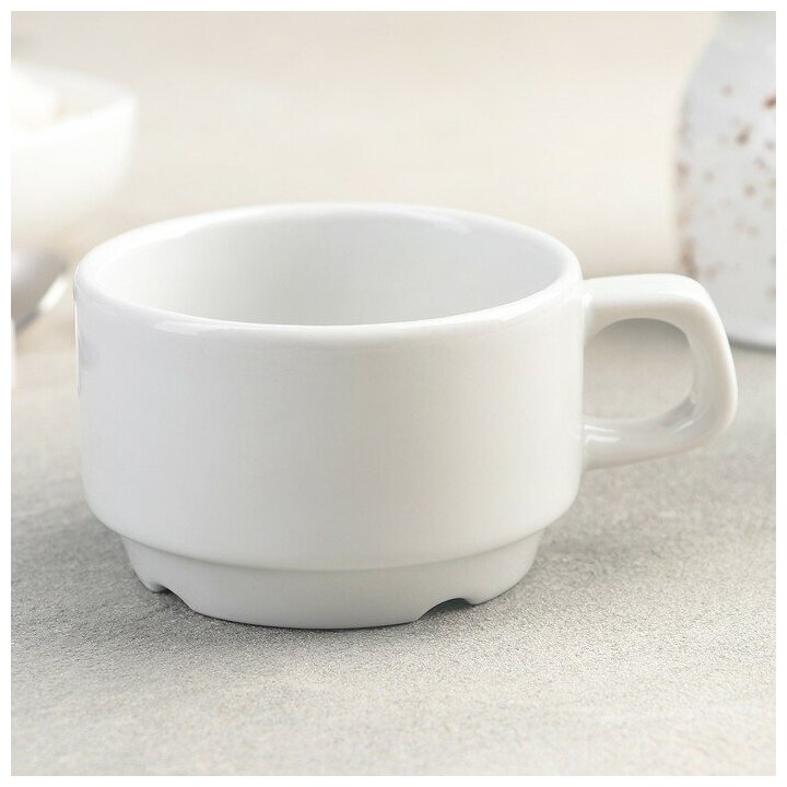 фото Чашка 170 мл Штабелируемая "Белая" 1931345