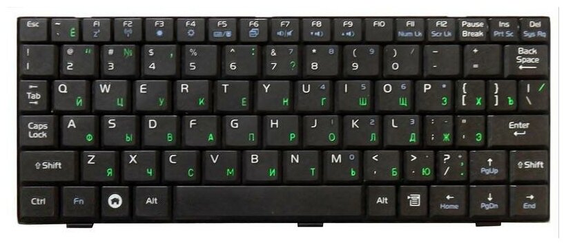 Клавиатура для ноутбука Asus 04GN022KRU30 русская черная