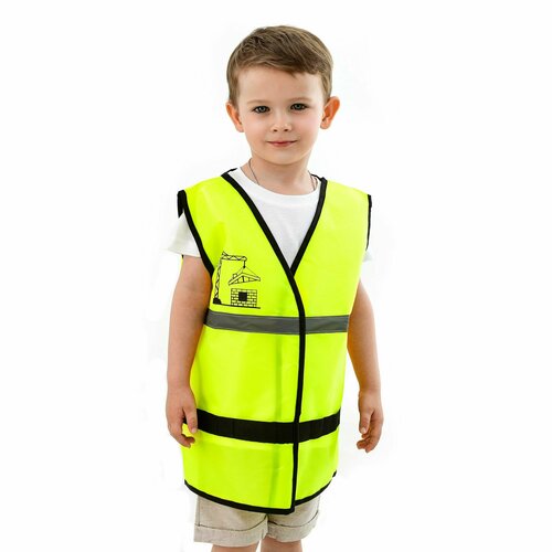 Жилет строительный детский игровой MEGA TOYS сюжетный набор ролевой строителя детский 406₽