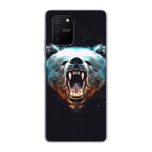 Силиконовый чехол на Samsung Galaxy A91 / Самсунг Галакси А91 Медведь