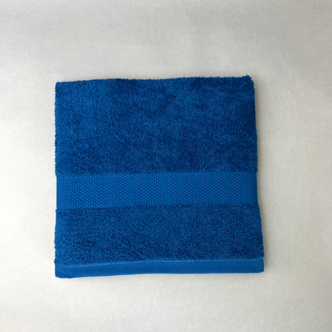 Полотенце махровое с вышивкой подарочное / Полотенце с именем Тимофей синий 30*60 - фотография № 5