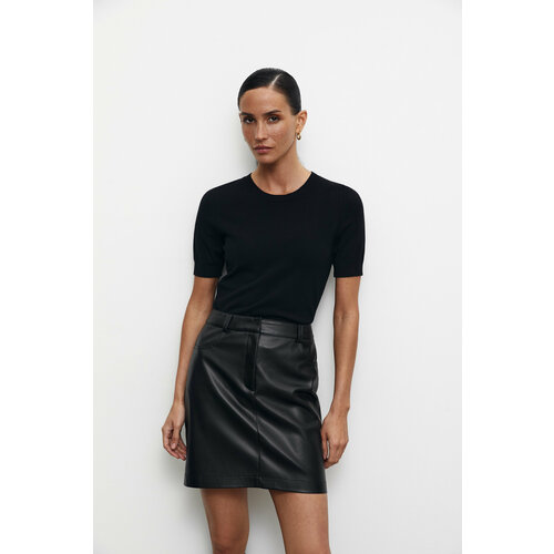 фото Футболка charmstore, размер s, черный