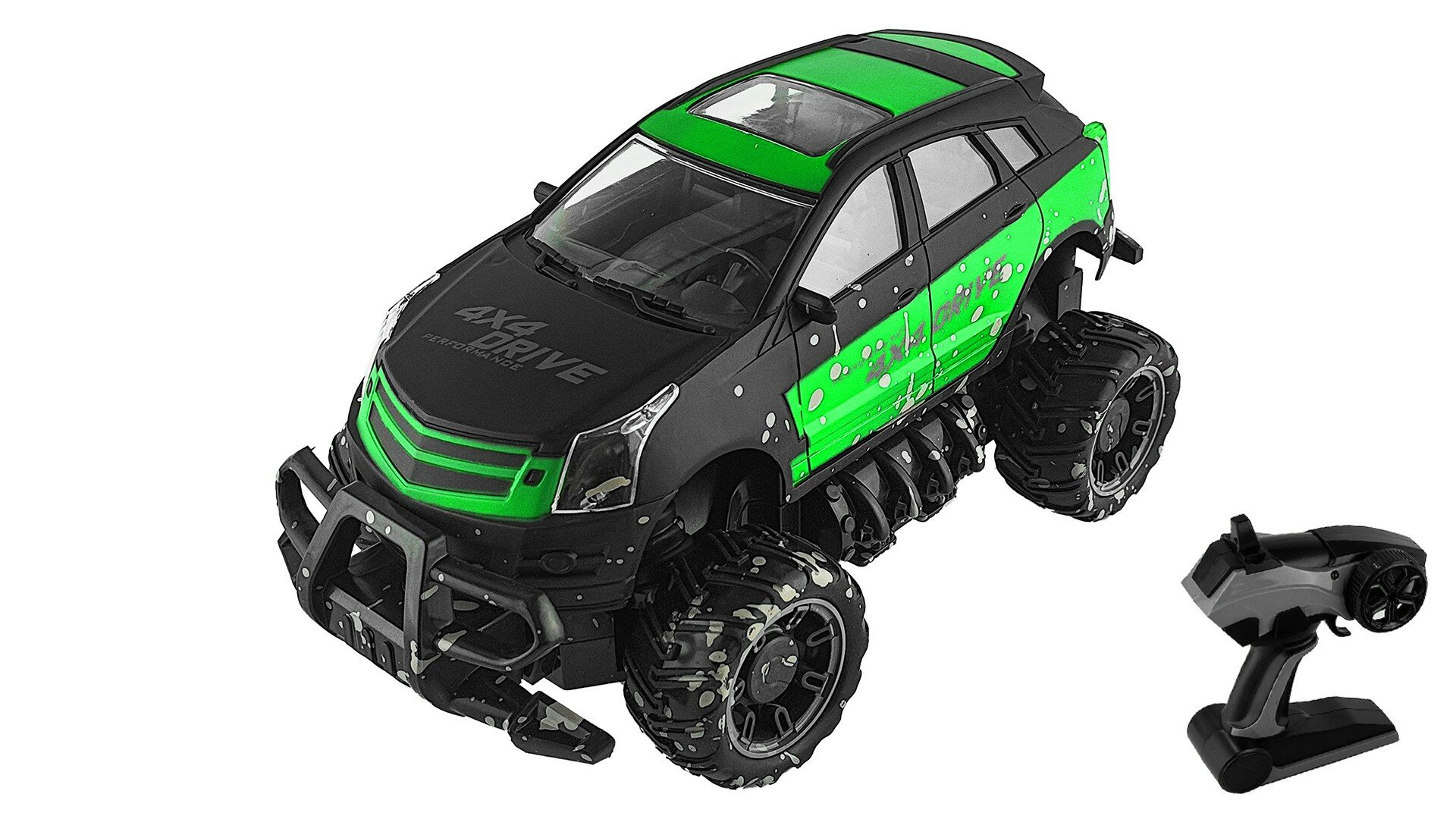 Радиоуправляемый Джип / машинка на пульте управления MUD Off-Road 4X4 Green 2.4G - 333-MUD23B-GREEN