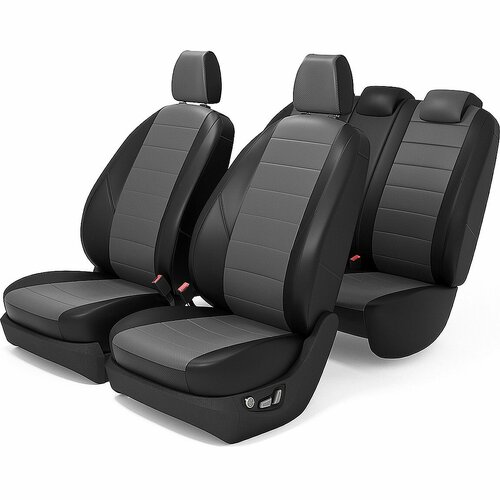 Чехлы на сиденья для Хонда Цивик (Honda Civic 9 2012-2016) / AutoKot / LCivic92012goHBlinetser