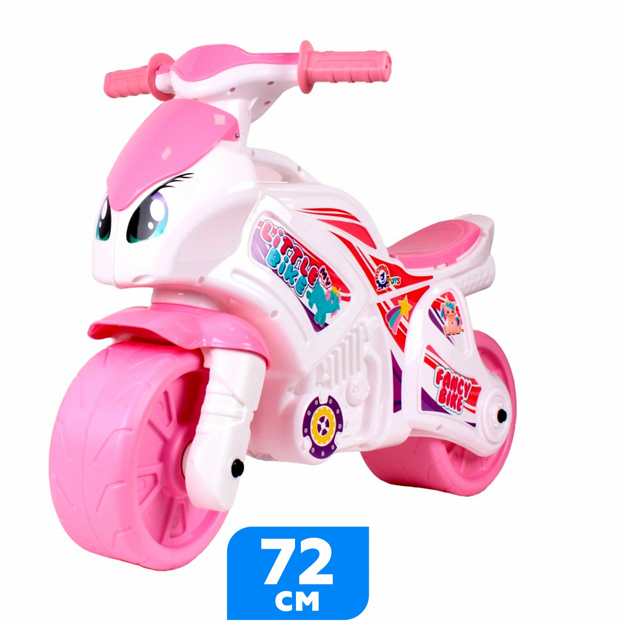 Каталка детская мотоцикл беговел детский для улицы технок My Little Bike для девочек