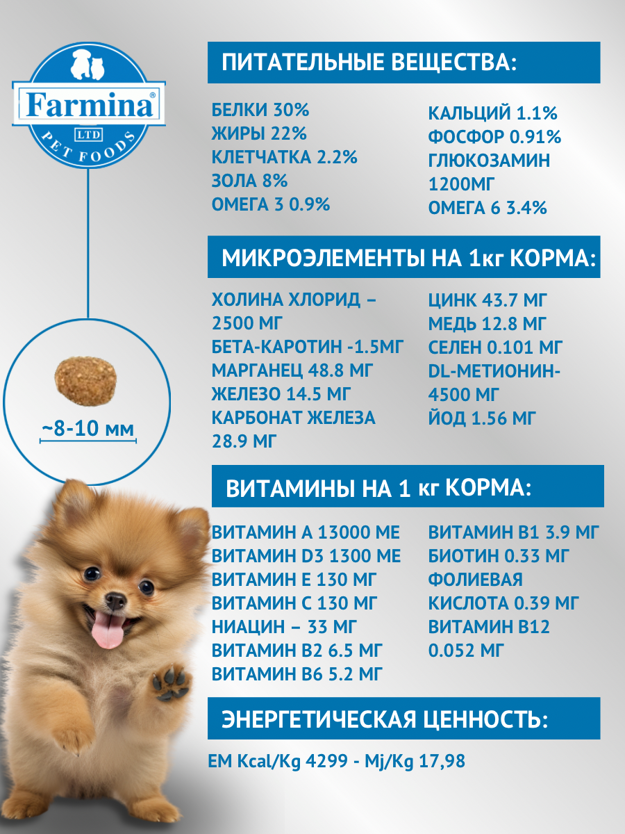 Сухой корм для щенков Farmina N&D Ancestral Grain Puppy Medium & Maxi низкозерновой с курицей и гранатом 2,5 кг - фото №20