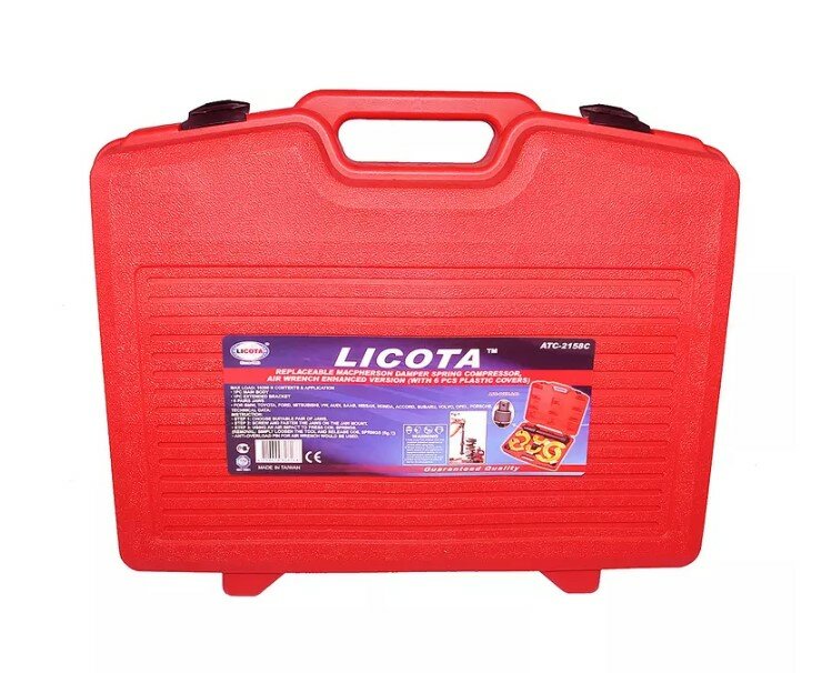 Licota ATC-2158C Стяжка пружин универсальная для подвески типа "Макферсон", усиленная, c защитными накладками - фото №5