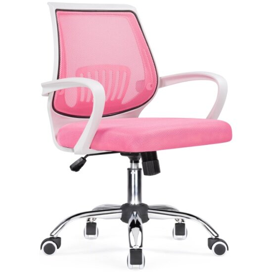 Кресло офисное Woodville Ergoplus pink / white