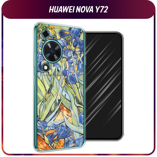 Силиконовый чехол на Huawei Nova Y72 / Хуавей Нова Y72 Ирисы Ван Гог силиконовый чехол на huawei nova 12 хуавей нова 12 ирисы ван гог