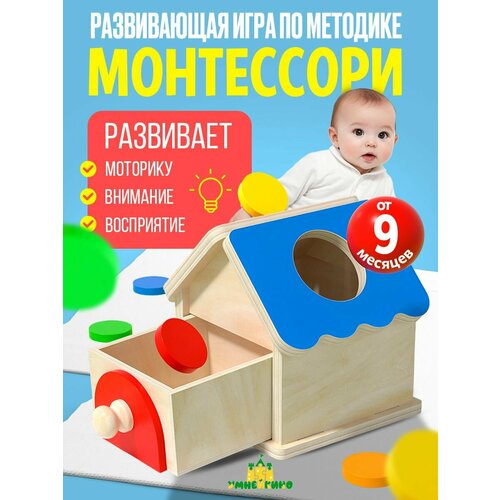 Сортер Монтессори домик Умнейкино