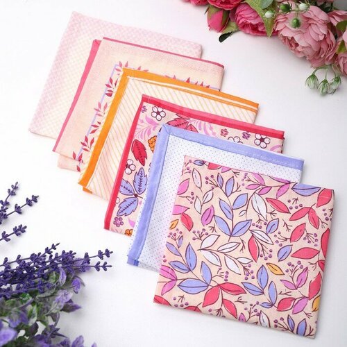 Носовой платок DomoVita, розовый