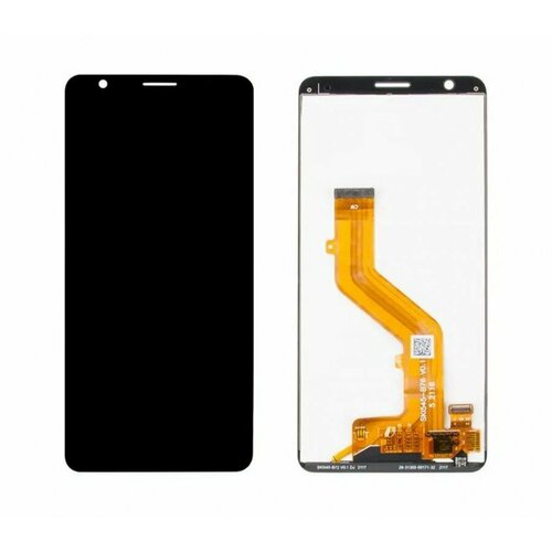 Дисплей для ZTE Blade A31 в сборе с тачскрином Черный дисплей для zte blade l130 в сборе с тачскрином черный