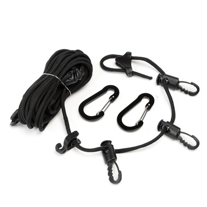 фото Многофункциональная туристическая веревка с подвесами, 5 м