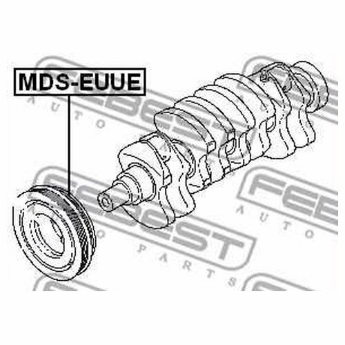 Шкив коленвала Febest MDSEUUE для Mitsubishi Galant VI