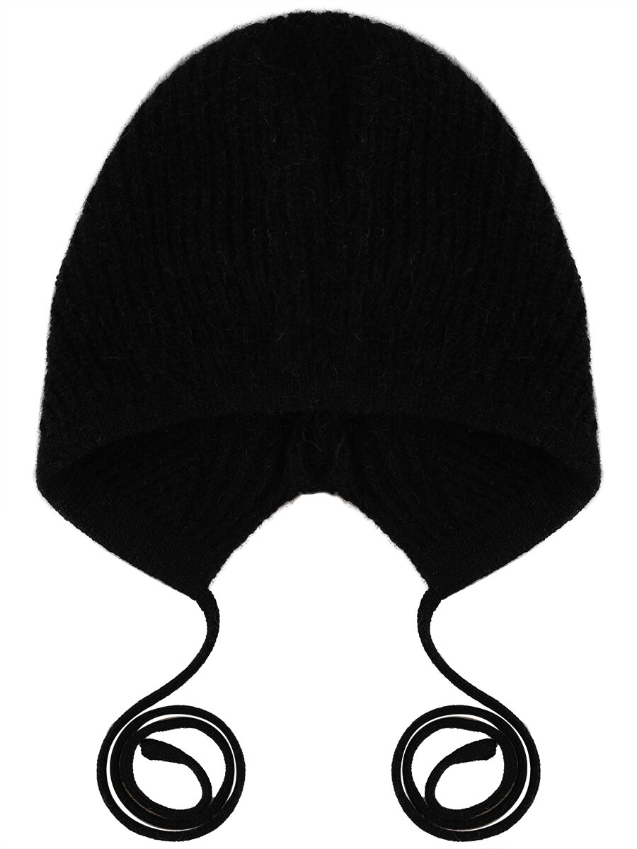 Чепчик Noble People для девочек, размер 54-56, черный/черный — фото 1