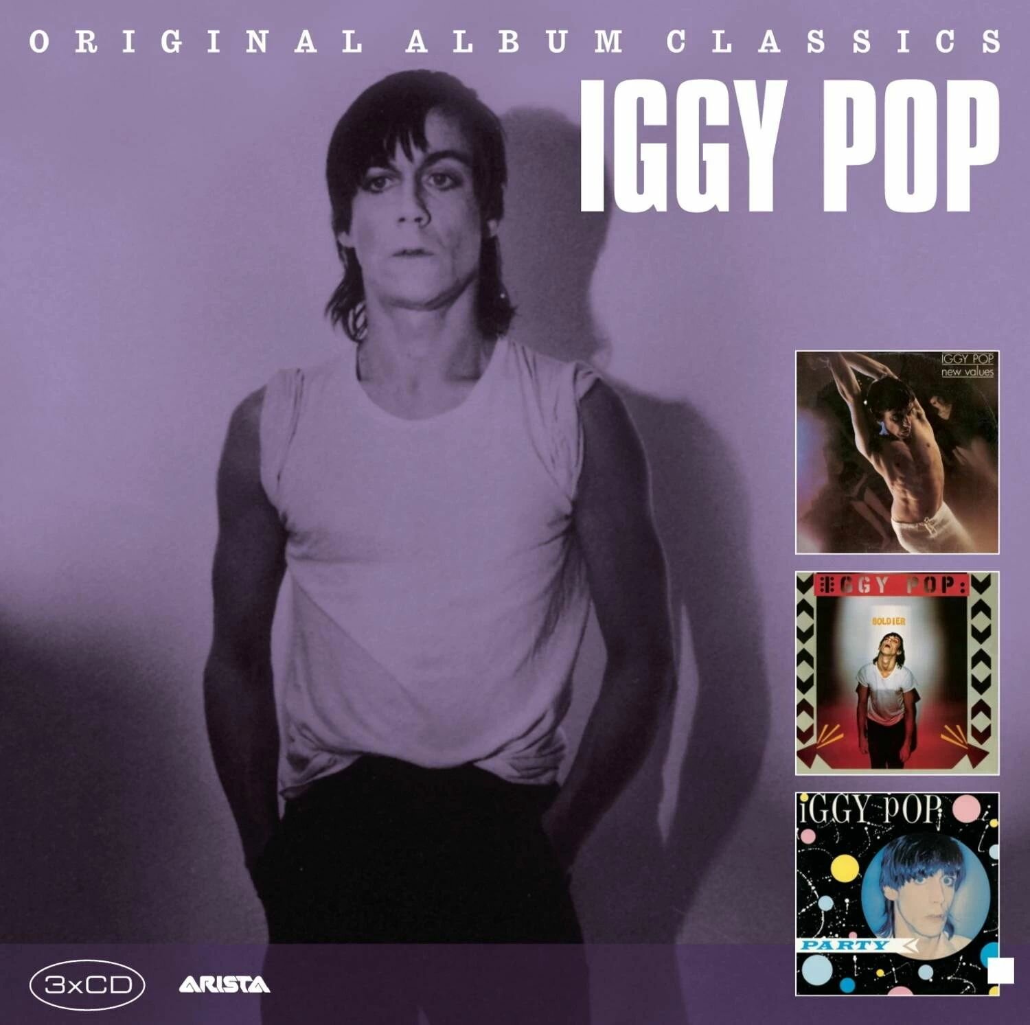 Iggy Pop - Original Album Classics (3CD) 2011 Arista, Papersleeves In Case Фирменный аудио диск