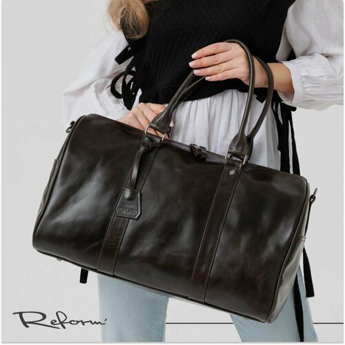 Сумка дорожная Reform, 22 л, 47х28х47 см, ручная кладь, коричневый