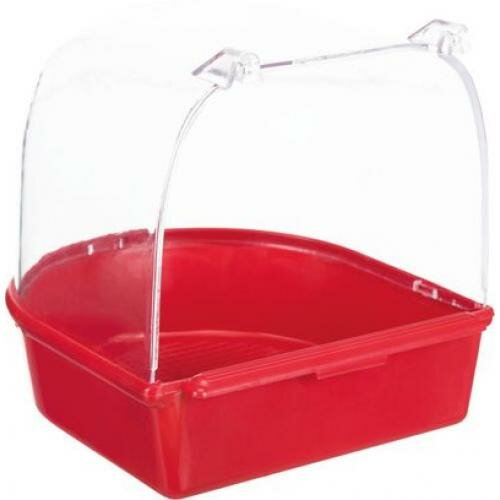 5401 Купалка д/птиц подвесная закрытая пластик 14х15см