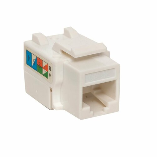 Модуль Keystone TERACOM PRO Cat5E RJ-45 неэкранированный 110 IDC 90 градусов белый - 1 шт 202₽