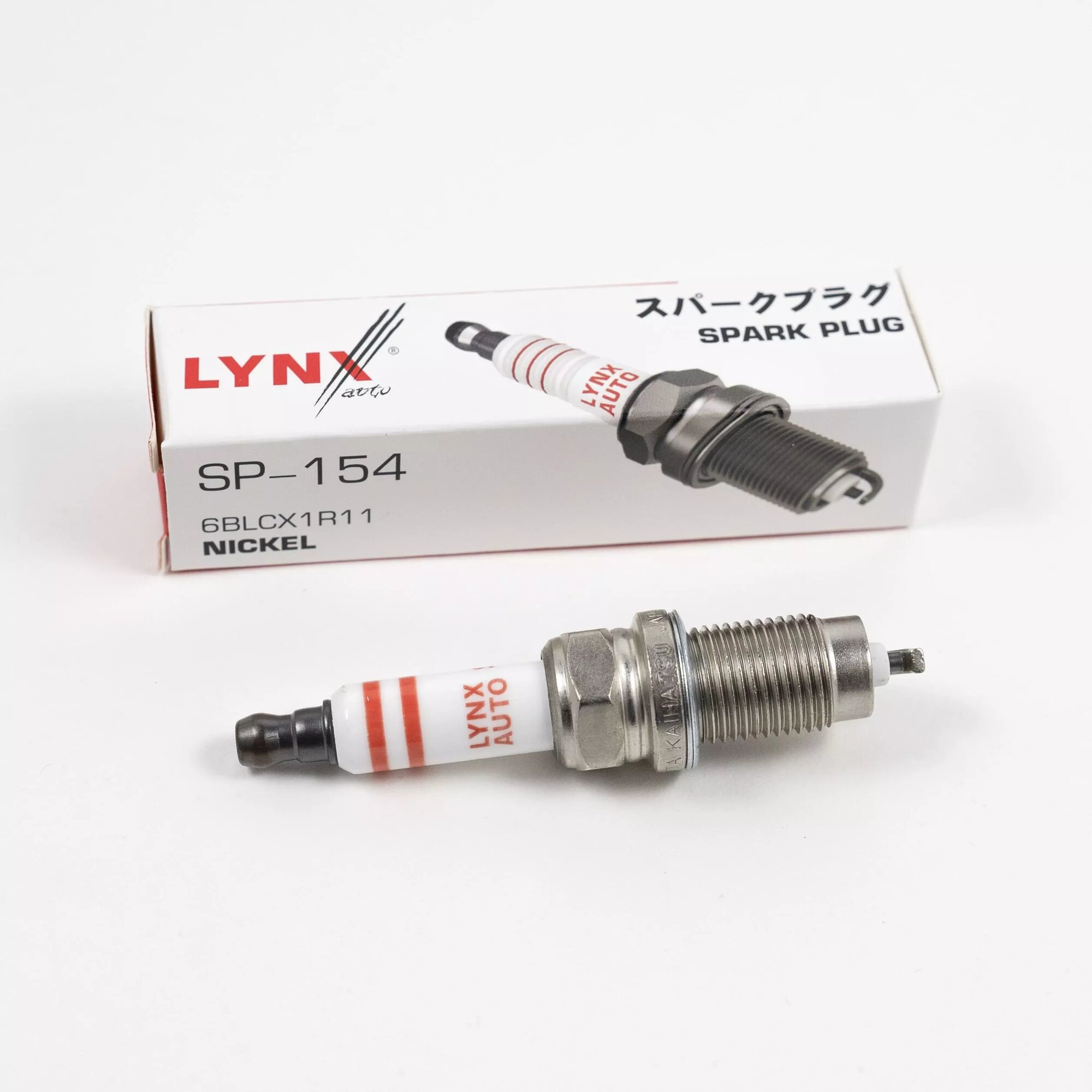 Свеча зажигания для Volkswagen Polo Sedan, Skoda Rapid с двигателями CFNA/CFNB 1.6, LYNXauto SP154, 101905601F / 101905617C