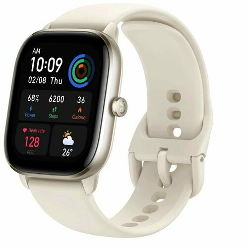 Умные часы Amazfit Gts 4 Mini New 20мм Цвет слоновая кость слоновая кость, белый, бежевый