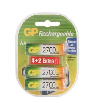 Комплект батареек GP 270AAHC4/2FR-2CR6 (4+2) (6 шт.)