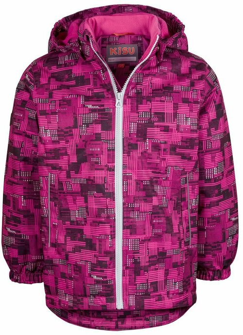 Куртка KISU, размер 98, розовый