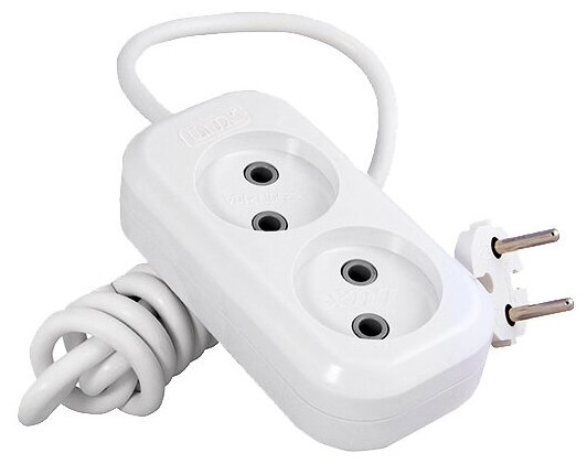 Удлинитель LUX У2-О-03 2гн б/заз 10А3м